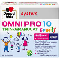 Produktbild von Doppelherz Omni Pro 10 Family System Trinkgranulat Pulver für Kinder und Erwachsene 20 Stück