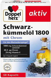 Doppelherz Schwarzkümmelöl 1800 mg Kapseln 50 Stück – Bild 1 von 2
