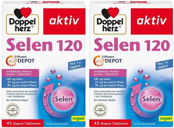 Doppelherz Selen 120 2-Phasen Depot Tabletten mit Natriumselenit – Bild 1 von 1