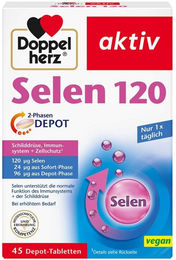 Doppelherz Selen Natriumselenit 2-Phasen Depot Tabletten 120 Stück – Bild 1 von 2