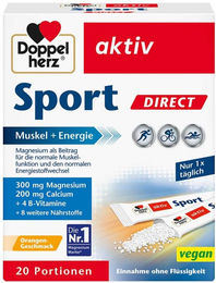 Doppelherz Sport DIRECT Vitamine und Mineralien Sticks Orange 20 Stück – Bild 1 von 2