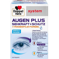 Produktbild von Doppelherz system Augen Plus Kapseln 120 Stück