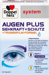 Doppelherz system Augen Plus Vitamin-Kombination Kapseln 60 Stück – Bild 1 von 1