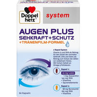 Produktbild von Doppelherz system Augen Plus Vitamin-Kombination Kapseln 60 Stück