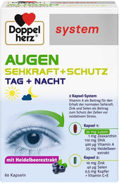 Doppelherz system Augen Sehkraft + Schutz Kapseln für Senioren 60 Stück – Bild 1 von 2
