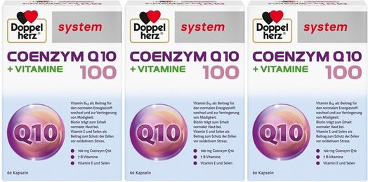 Doppelherz system Coenzym Q10 mit Ubiquinon und Vitaminen 180 Kapseln – Bild 1 von 1