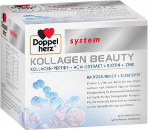 Doppelherz system Collagen Beauty Nahrungsergänzungsmittel mit Kollagen in 30 Ampullen à 25 ml – Bild 1 von 1