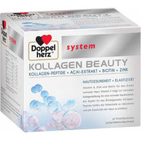 Produktbild von Doppelherz system Collagen Beauty Nahrungsergänzungsmittel mit Kollagen in 30 Ampullen à 25 ml