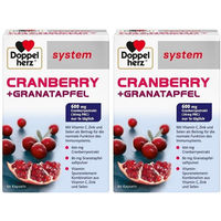 Produktbild von Doppelherz system Cranberry + Granatapfel Kapseln mit Kräuter-Komplex 120 Stück