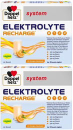 Doppelherz system ELEKTROLYTE RECHARGE Pulver Orange für Sportler 20 Beutel – Bild 1 von 2