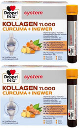 Doppelherz system KOLLAGEN 11.000 mit Curcuma und Ingwer Flüssig – Bild 1 von 3