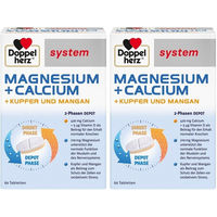Produktbild von Doppelherz system Magnesium Calcium Kupfer und Mangan Tabletten 120 Stück