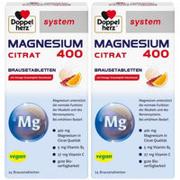 Produktbild von Doppelherz system Magnesium Citrat 400 Brausetabletten