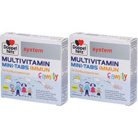 Produktbild von Doppelherz system MULTIVITAMIN MINI-TABS Family Lutschtabletten mit Multivitamingeschmack für Erwachsene und Kinder