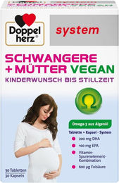 Doppelherz system Schwangere + Mütter vegan Tabletten 60 Stück – Bild 1 von 1