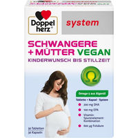 Produktbild von Doppelherz system Schwangere + Mütter vegan Tabletten 60 Stück