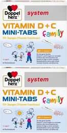Doppelherz system Vitamin D + C Mini-Tabs Lutschtabletten für die Familie – Bild 1 von 1