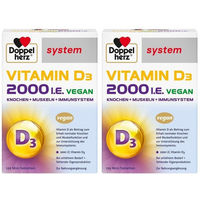 Produktbild von Doppelherz system Vitamin D3 2000 I.E. Tabletten vegan 240 Stück
