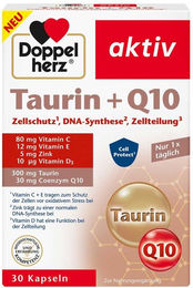 Doppelherz Taurin und Q10 Kapseln mit Ubiquinon 30 Stück – Bild 1 von 2