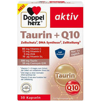 Produktbild von Doppelherz Taurin und Q10 Kapseln mit Ubiquinon 30 Stück