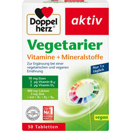 Doppelherz Vegetarier Vitamine und Mineralstoffe Tabletten 30 Stück – Bild 1 von 1