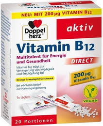 Doppelherz Vitamin B12 Direct Pellets 20 Stück – Bild 1 von 1