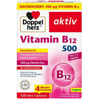 Produktbild von Doppelherz Vitamin B12 Tabletten vegan vegetarisch 120 Stück