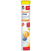 Produktbild von Doppelherz Vitamin C und Zink Brausetabletten 600 mg Ascorbinsäure 15 Stück