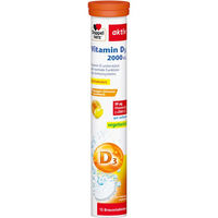 Produktbild von Doppelherz Vitamin D3 2000 I.E. Brausetabletten 15 Stück
