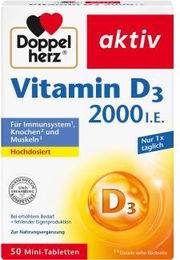Doppelherz Vitamin D3 2000 I.E. Tabletten – Bild 1 von 2
