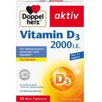 Produktbild von Doppelherz Vitamin D3 2000 I.E. Tabletten