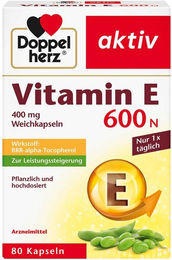 Doppelherz Vitamin E 600 Weichkapseln für Erwachsene – Bild 1 von 2