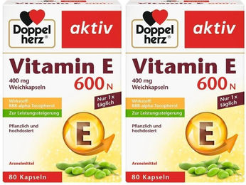 Doppelherz Vitamin E Kapseln für Erwachsene 160 Stück – Bild 1 von 2
