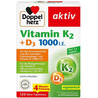 Produktbild von Doppelherz Vitamin K2 + D3 1000 IE Tabletten