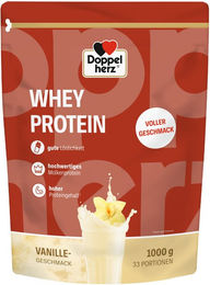 Doppelherz Whey Protein Konzentrat Vanille Proteinpulver 1000 g – Bild 1 von 3