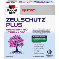 Produktbild von Doppelherz Zellschutz Plus mit Spermidin, Q10, Taurin und OPC Kapseln 90 Stück