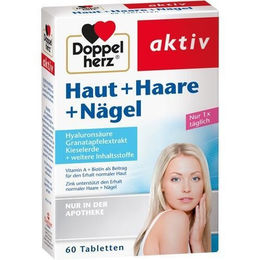Doppelherz Zink Biotin Selen Kombination Tabletten für Erwachsene 60 Stück – Bild 1 von 1
