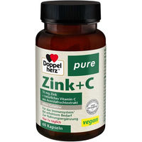 Produktbild von Doppelherz Zink + C Pure Kapseln vegan mit Bisglycinat 60 Stück
