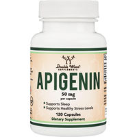 Produktbild von Double Wood Supplements Apigenin 50 mg Kapseln vegan vegetarisch
