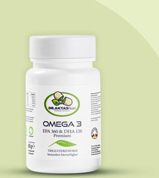 Dr.AktasNutri Premium Omega 3 Fischöl in Kapseln, 90 Stück, hoch bioverfügbar in natürlicher Triglyceridform, geschmacksneutral – Bild 1 von 1