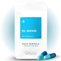 Produktbild von Dr. Berger Männer Formel Kapseln mit Maca, Tribulus, L-Arginin, Ginseng und Zink ohne Zusatzstoffe