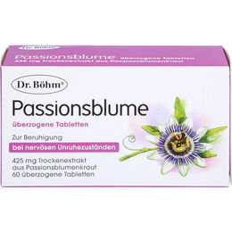 Dr. Böhm Passionsblume 425 mg Dragees 60 Stück glutenfrei laktosefrei hefefrei ohne Gelatine – Bild 1 von 3