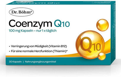 Dr. Böhm Coenzym Q10 Kapseln mit Ubiquinon 100 mg 30 Stück – Bild 1 von 1