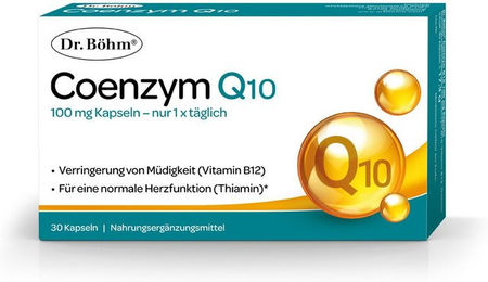 Dr. Böhm Coenzym Q10 Kapseln mit Ubiquinon 30 Stück – Bild 1 von 2