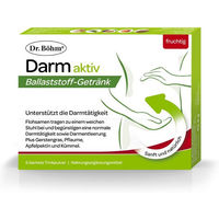 Produktbild von Dr. Böhm Darm aktiv Ballaststoff-Komplex Pulver mit Flohsamen und Kümmel vegan glutenfrei laktosefrei 37,8 g 6 Beutel