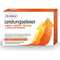 Produktbild von Dr. Böhm Leistungs-Elixier Brausegranulat Zitrone Pulver laktosefrei glutenfrei