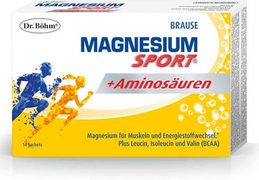 Dr. Böhm Magnesium Sport+Aminosäuren BCAA Pulver Zitrone Vegan Glutenfrei Laktosefrei – Bild 1 von 1