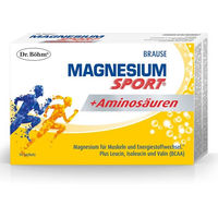 Produktbild von Dr. Böhm Magnesium Sport+Aminosäuren BCAA Pulver Zitrone Vegan Glutenfrei Laktosefrei