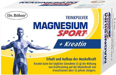 Dr. Böhm Magnesium Sport + Kreatin Pulver für Sportler und Senioren neutral – Bild 1 von 1