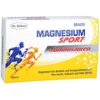 Produktbild von Dr. Böhm Magnesium Sport mit Aminosäuren BCAA Pulver vegan neutral 14 Stück